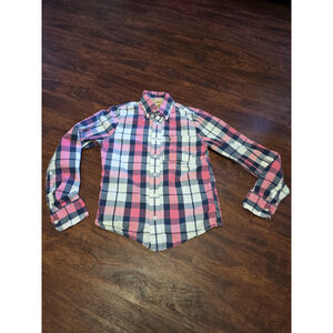 Hollister Surfer Cut Plaid button down shirt